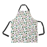 Hummingbird Pattern Print Design 01 Adjustable Apron