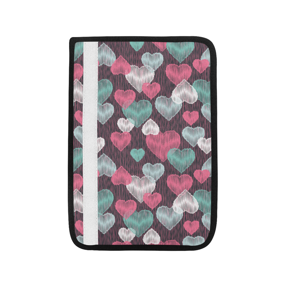 Decorative Heart Pattern Car Seat Belt Cover