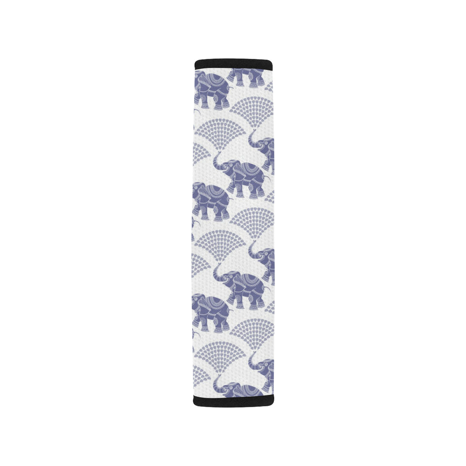 Elephant Pattern Background Car Seat Belt Cover