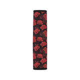 Rose Pattern Print Design 01 Car Seat Belt Cover