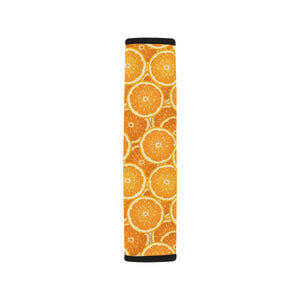 Sliced Orange Pattern Car Seat Belt Cover