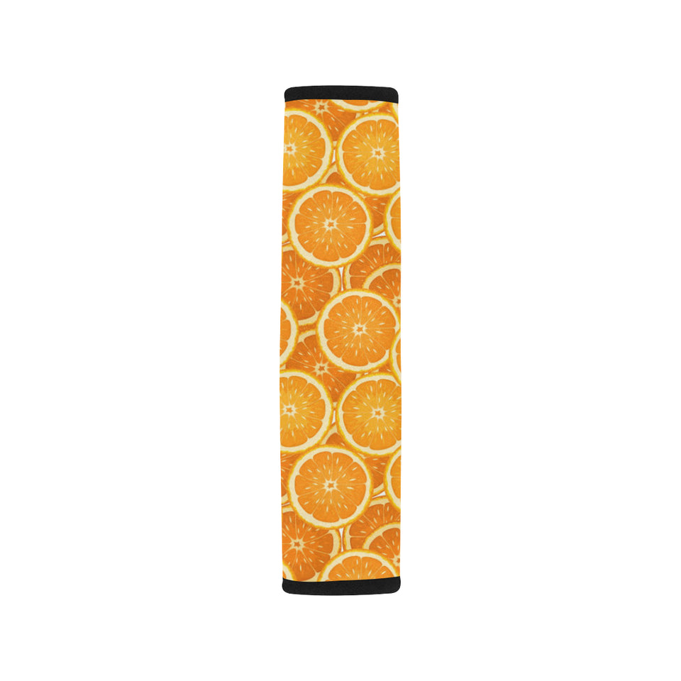 Sliced Orange Pattern Car Seat Belt Cover