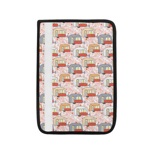 Camper Van Pattern Print Design 01 Car Seat Belt Cover