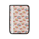 Camper Van Pattern Print Design 01 Car Seat Belt Cover