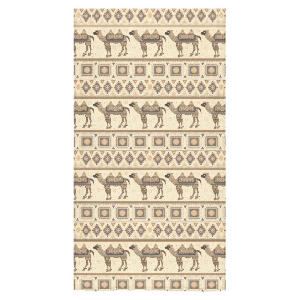 Traditional Camel Pattern Ethnic Motifs Bath Towel