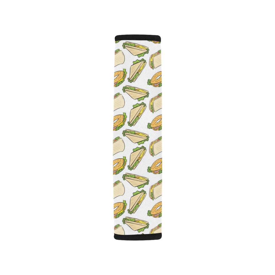 Sandwich Pattern Print Design 05 Car Seat Belt Cover