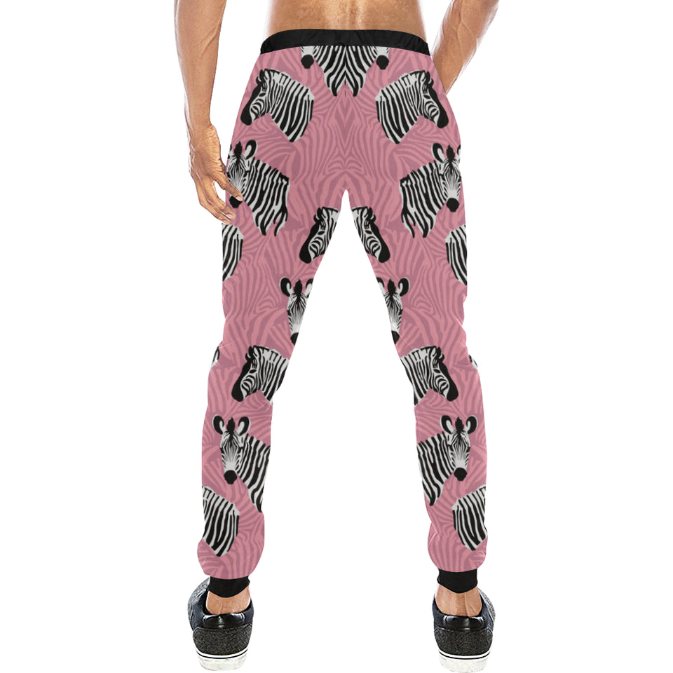 Zebra Head Pattern Unisex Casual Sweatpants