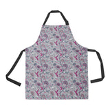 Hummingbird Pattern Print Design 04 Adjustable Apron