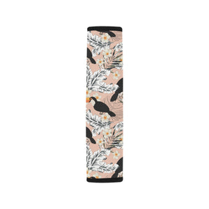 Toucan Theme Pattern Car Seat Belt Cover