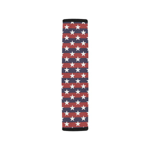 USA Star Pattern Background Car Seat Belt Cover