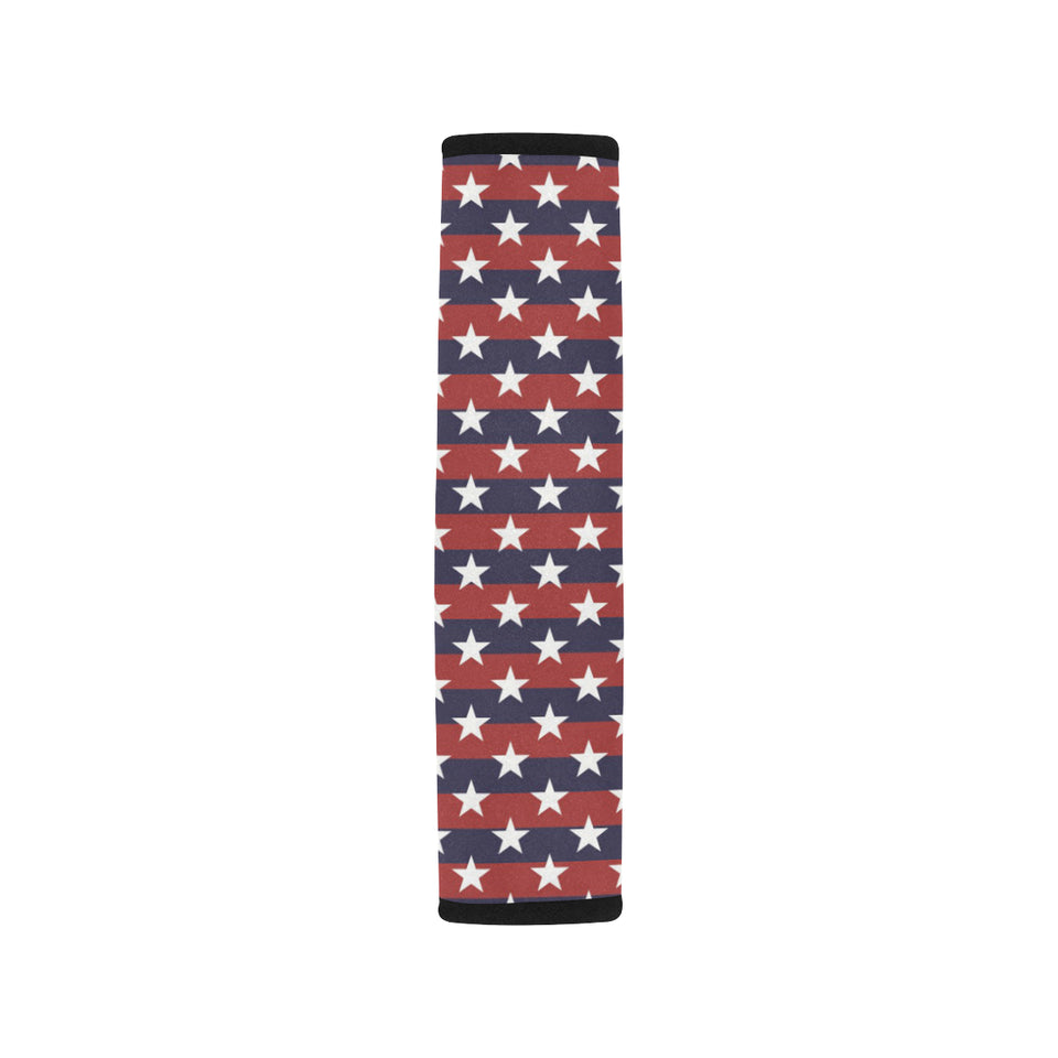 USA Star Pattern Background Car Seat Belt Cover