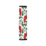 Chili Leaves Flower Pattern Car Seat Belt Cover