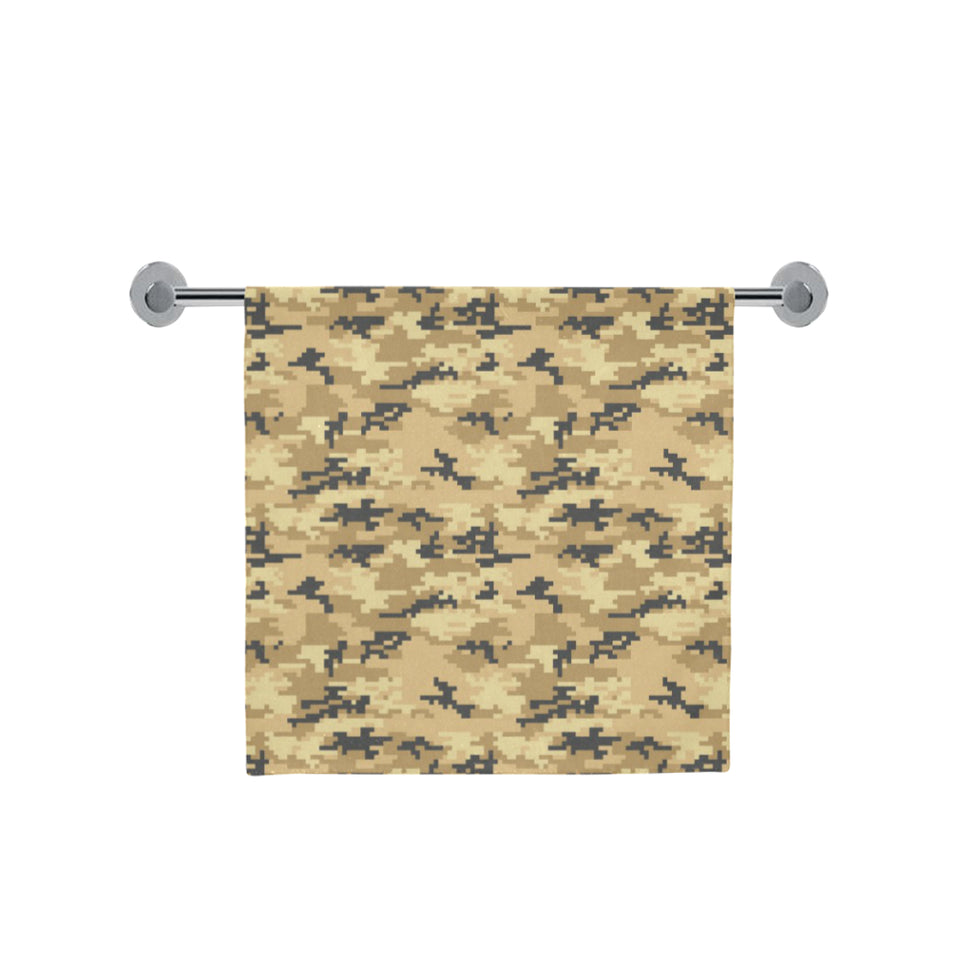 Sand Camo Camouflage Pattern Bath Towel