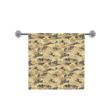 Sand Camo Camouflage Pattern Bath Towel