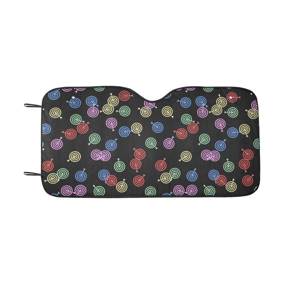 Darts Pattern Print Design 03 Car Sun Shade