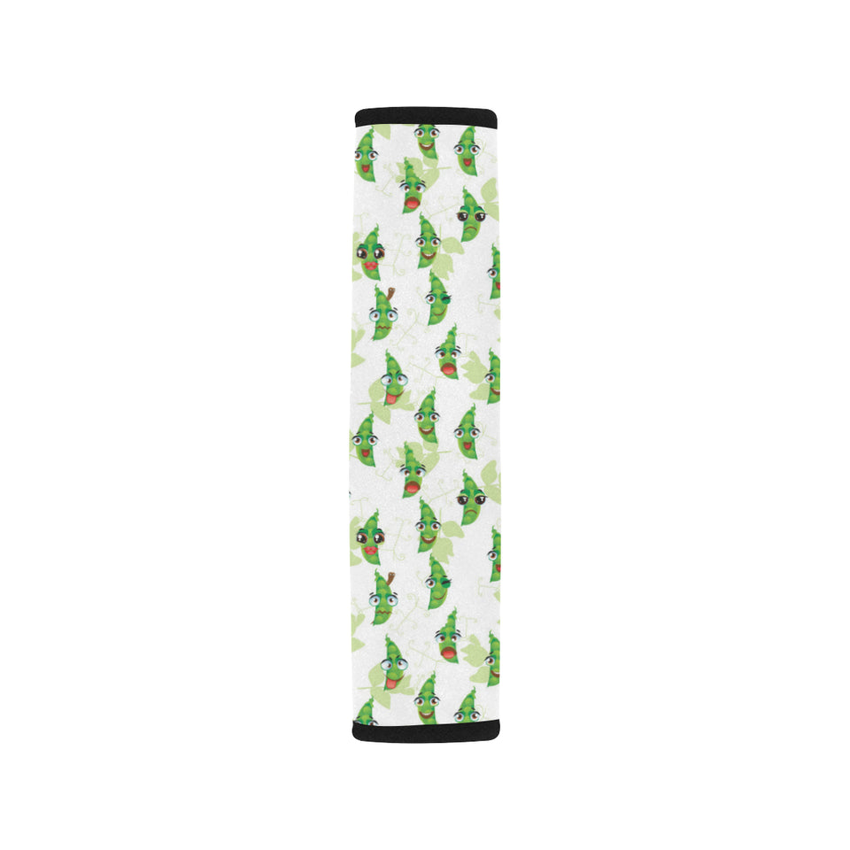 Green Peas Pattern Print Design 04 Car Seat Belt Cover