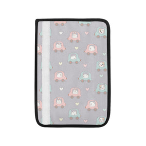 Hamster in Car Heart Pattern Car Seat Belt Cover