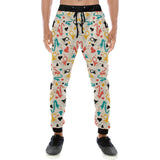 Saxophone Pattern Background Unisex Casual Sweatpants