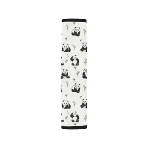 Panda Pattern Background Car Seat Belt Cover