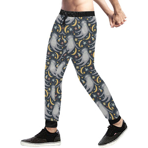 Sloth Astronaut Pattern Unisex Casual Sweatpants