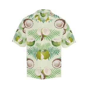 Coconut Pattern Print Design 03 Men's All Over Print Hawaiian Shirt (Model T58)