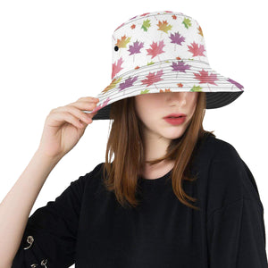 Maple Leaves Pattern Unisex Bucket Hat