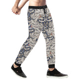 Snake Leaves Pattern Unisex Casual Sweatpants