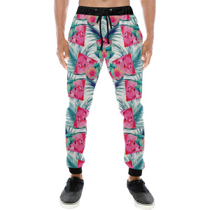 Watermelon Flower Pattern Unisex Casual Sweatpants