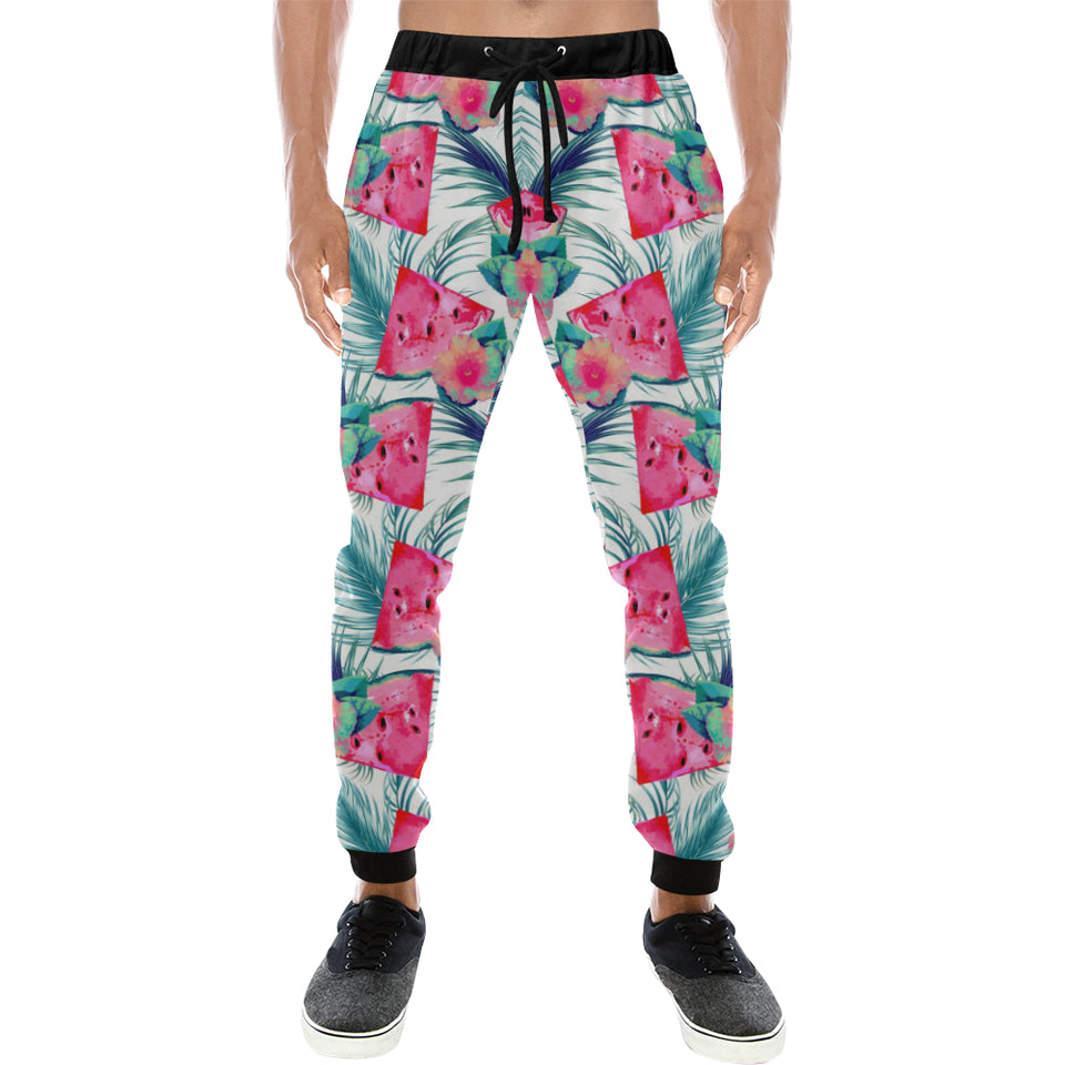 Watermelon Flower Pattern Unisex Casual Sweatpants