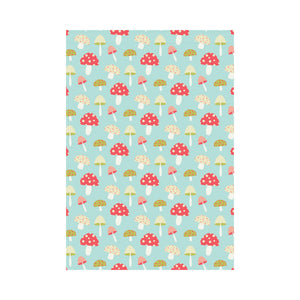 Mushroom Pattern Background House Flag Garden Flag