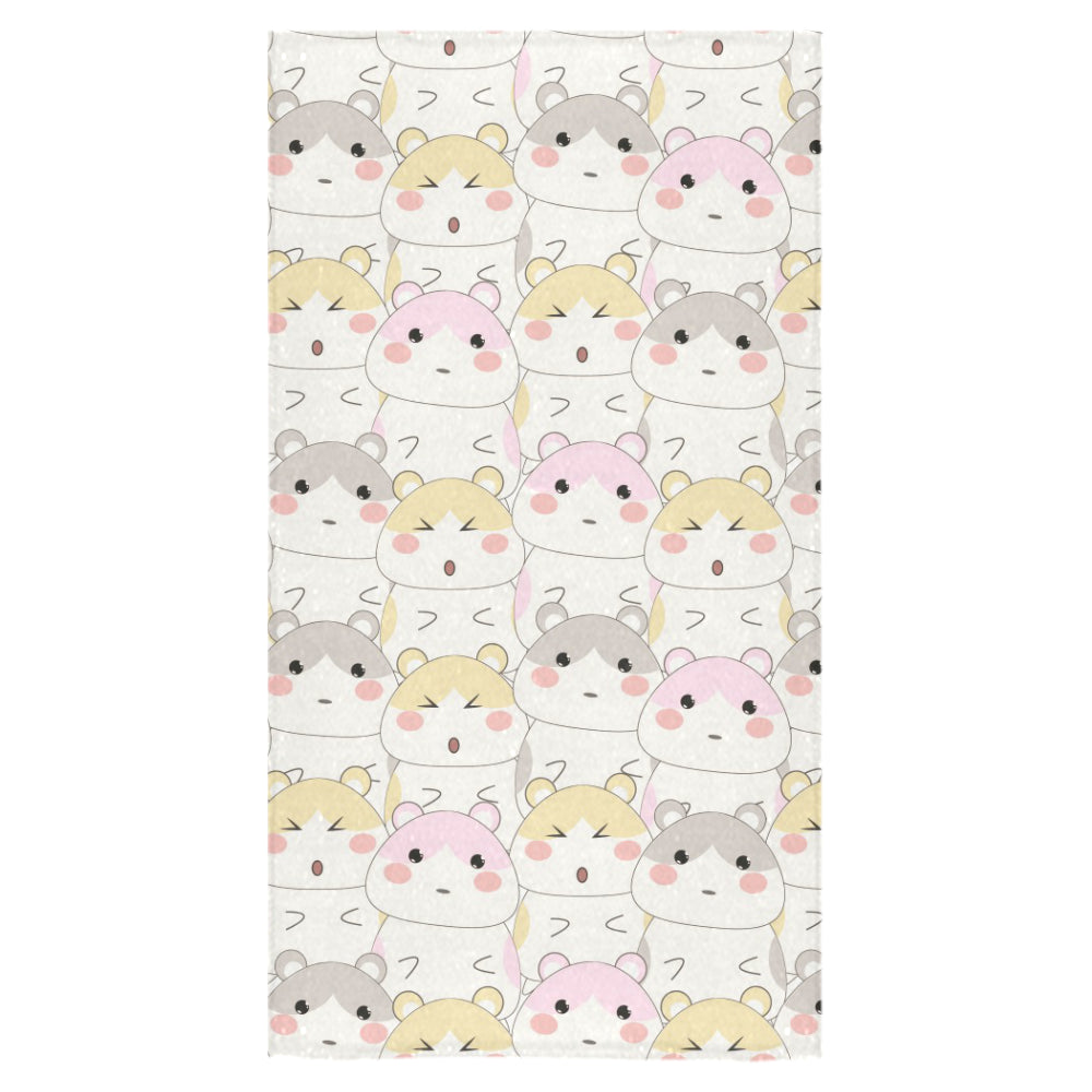 Hamster Pattern Bath Towel