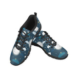 Sheep Playing Could Moon Pattern Men's Sneakers Black