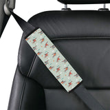 Dachshund Skating Pattern Car Seat Belt Cover