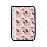 Bull Terrier Pattern Print Design 03 Car Seat Belt Cover