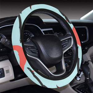 Sea Lion Pattern Theme Car Steering Wheel Cover