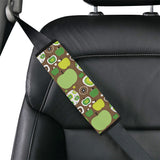 Green Apple Pattern Car Seat Belt Cover