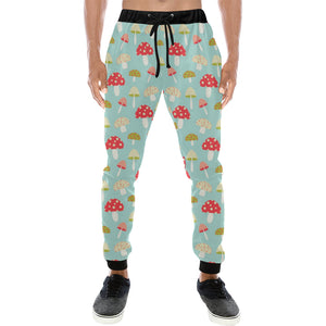 Mushroom Pattern Background Unisex Casual Sweatpants