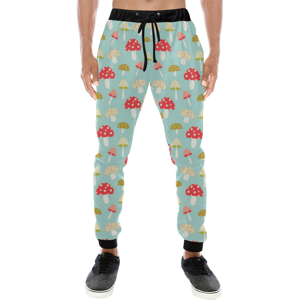 Mushroom Pattern Background Unisex Casual Sweatpants