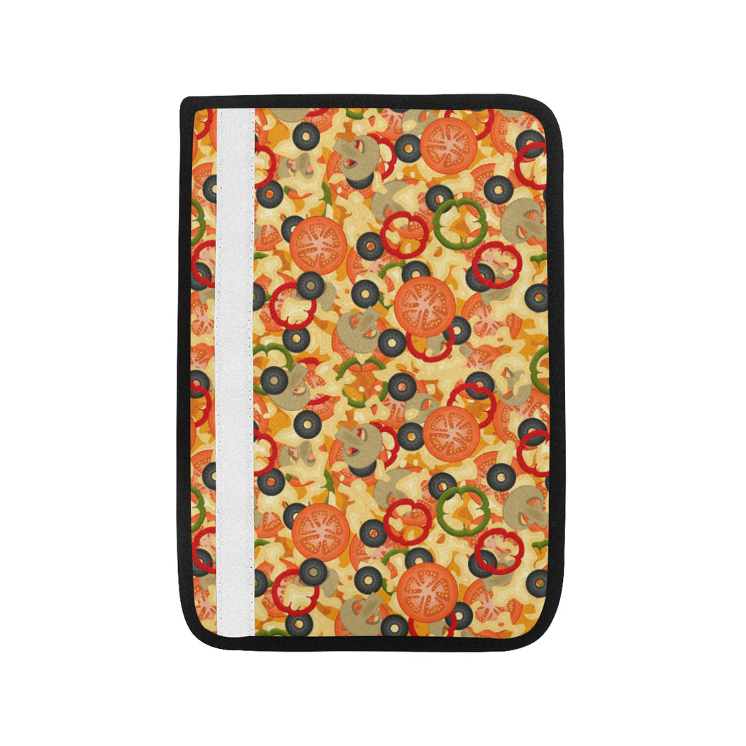 Pizza Texture Pattern Car Seat Belt Cover