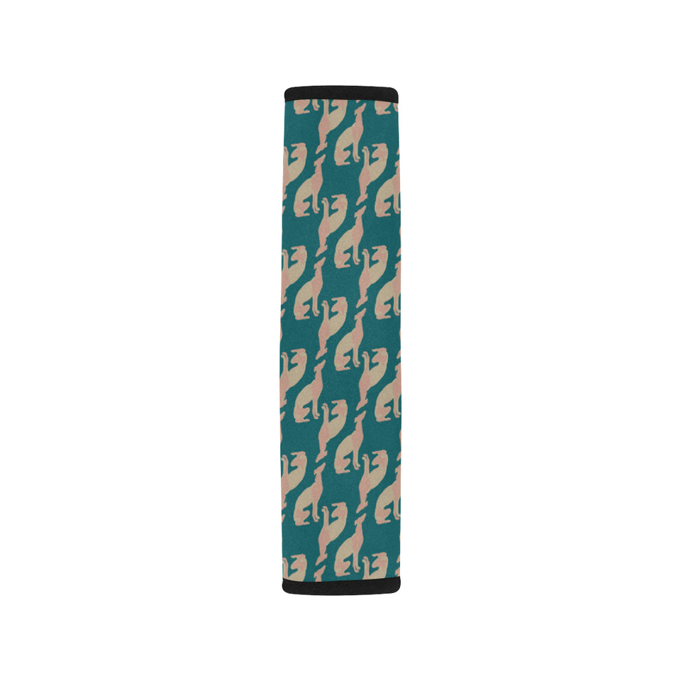 Greyhound Pattern Print Design 05 Car Seat Belt Cover