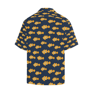 Clown Fish Pattern Print Design 01 Men's All Over Print Hawaiian Shirt (Model T58)