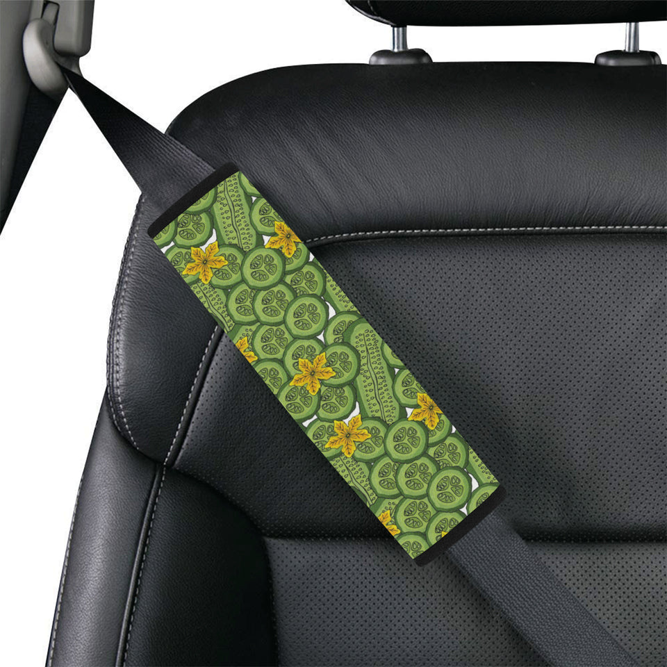 Cucumber Pattern Theme Car Seat Belt Cover