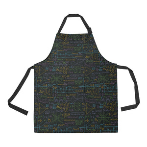 Math Pattern Print Design 01 Adjustable Apron