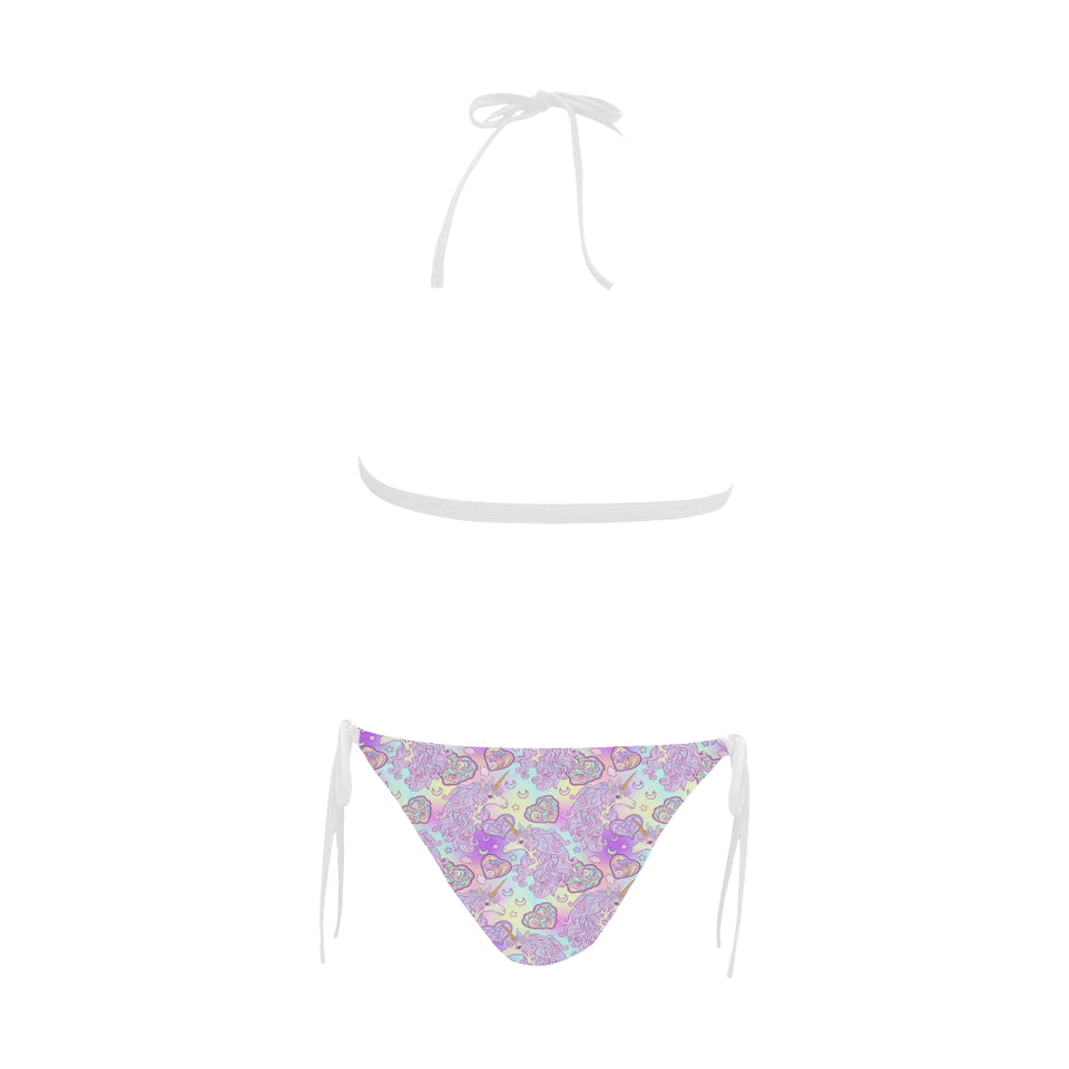 Unicorn Heart Pattern Sexy Bikinis Two-Pieces Swimsuits