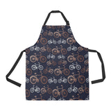 Bicycle Pattern Print Design 01 Adjustable Apron