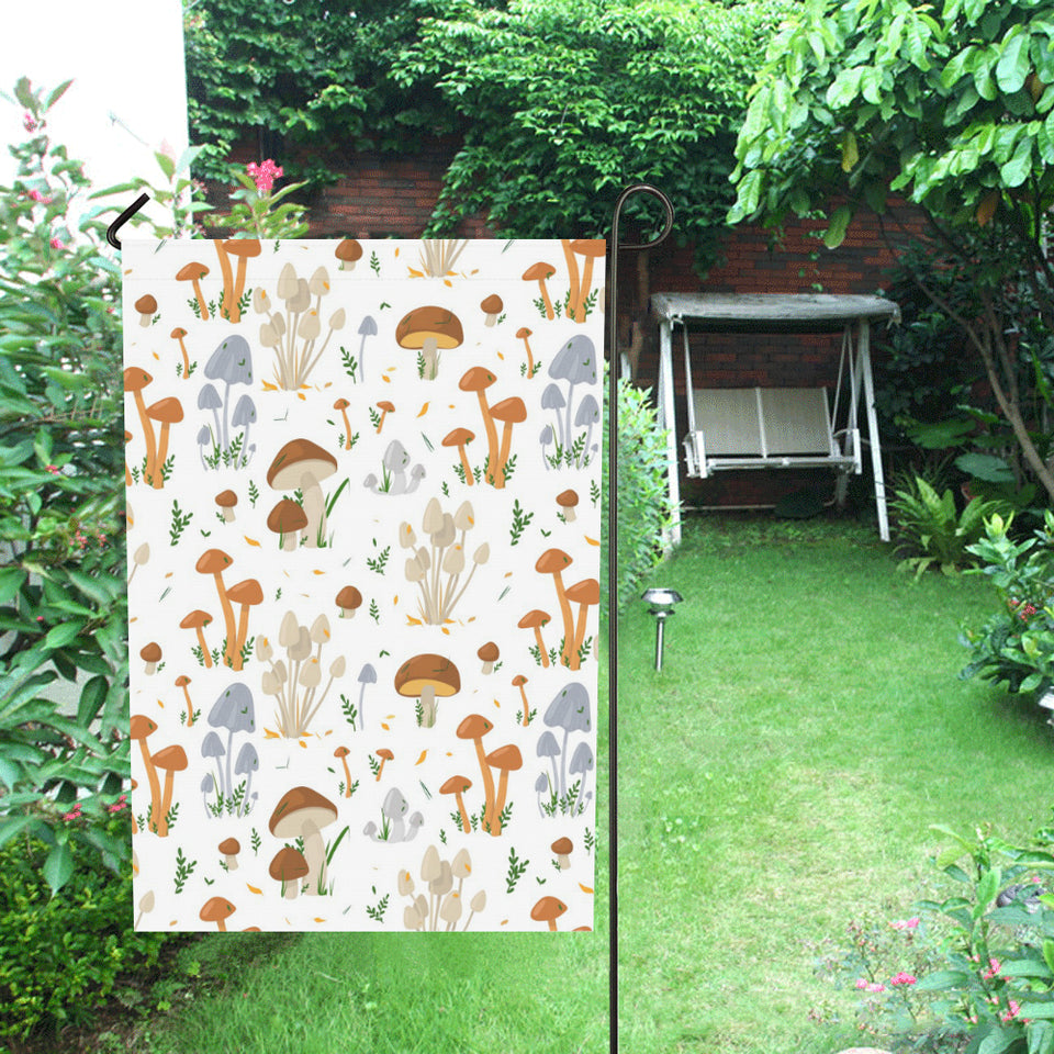 Mushroom Pattern Theme House Flag Garden Flag