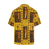 Egypt Hieroglyphics Pattern Print Design 01 Men's All Over Print Hawaiian Shirt (Model T58)