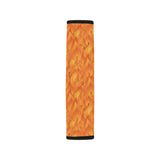 Red Flame Fire Pattern Car Seat Belt Cover