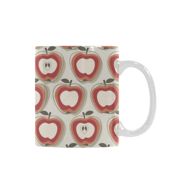 Red Apple Pattern Classical White Mug (FulFilled In US)
