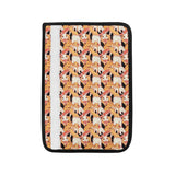 Squirrel Pattern Print Design 04 Car Seat Belt Cover